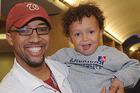 Ryan Hayes '03 and son Logan