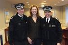 Photo: SPA director of communications Jackie Corbett and Grampian Police chief Inspector Ian Wallace and Chief Superintendent Ewan Stewart. 