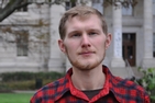 Erik Kojola on AU campus
