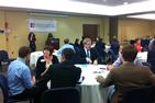 Sophomore students in the SPA Leadership Program meet with potential mentors