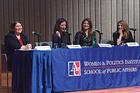 Jennifer Lawless, director, Women and Politics Institute; Ann Kornblut, Washington Post; Norah O'Donnell, MSNBC; and Jessica Yellin, CNN