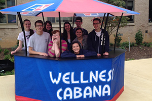 The Wellness Cabana student crew