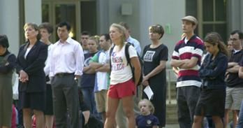 Capture from the Sept 11 commemoration ceremony