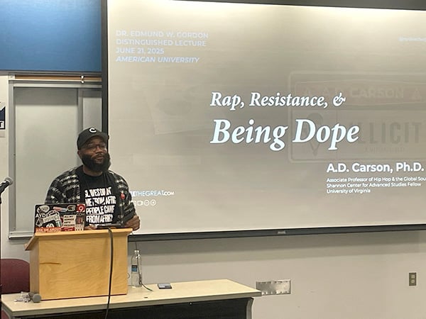 Prof. AD Carson, Edmund Gordon Distinguished Lecturer at Summer Institute, June 2025
