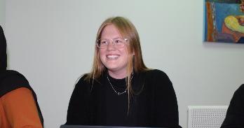 Emma Garry '23, president of the Baker Undergraduate Student Council