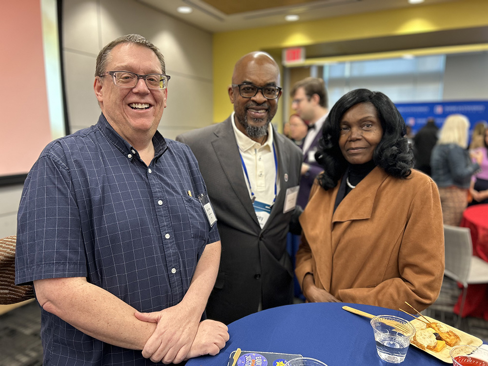 Mr. Scott Gilbert, Interim Dean Hopson, and Mrs. Jessie Terrell