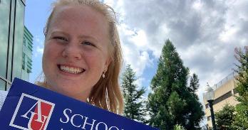 Emma Garry '23, president of the Baker Undergraduate Council