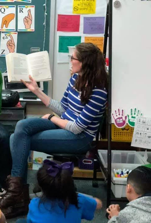 Kathleen Vacek teaching.