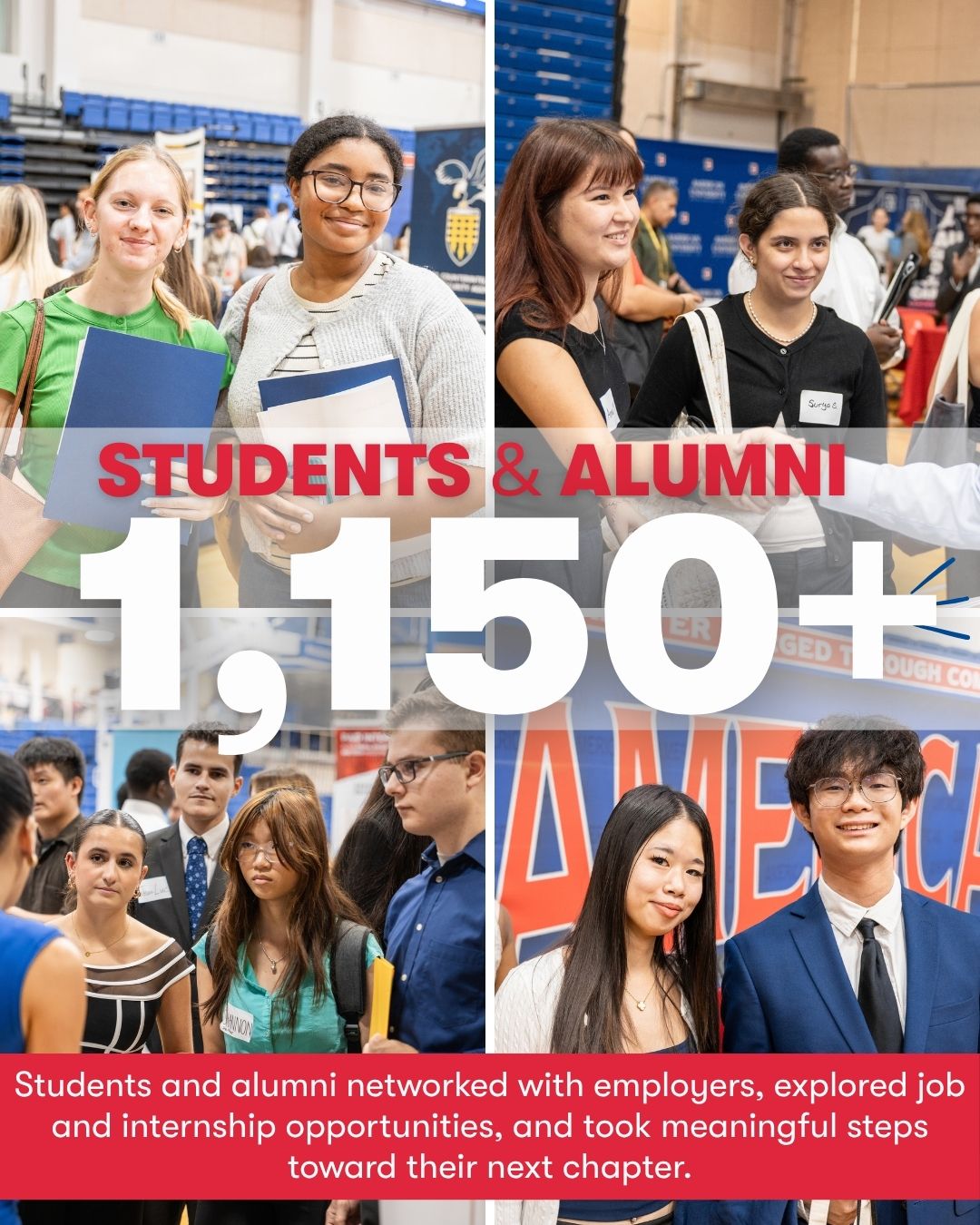 Fall Job & Internship Fair - 1,150 students and alumni