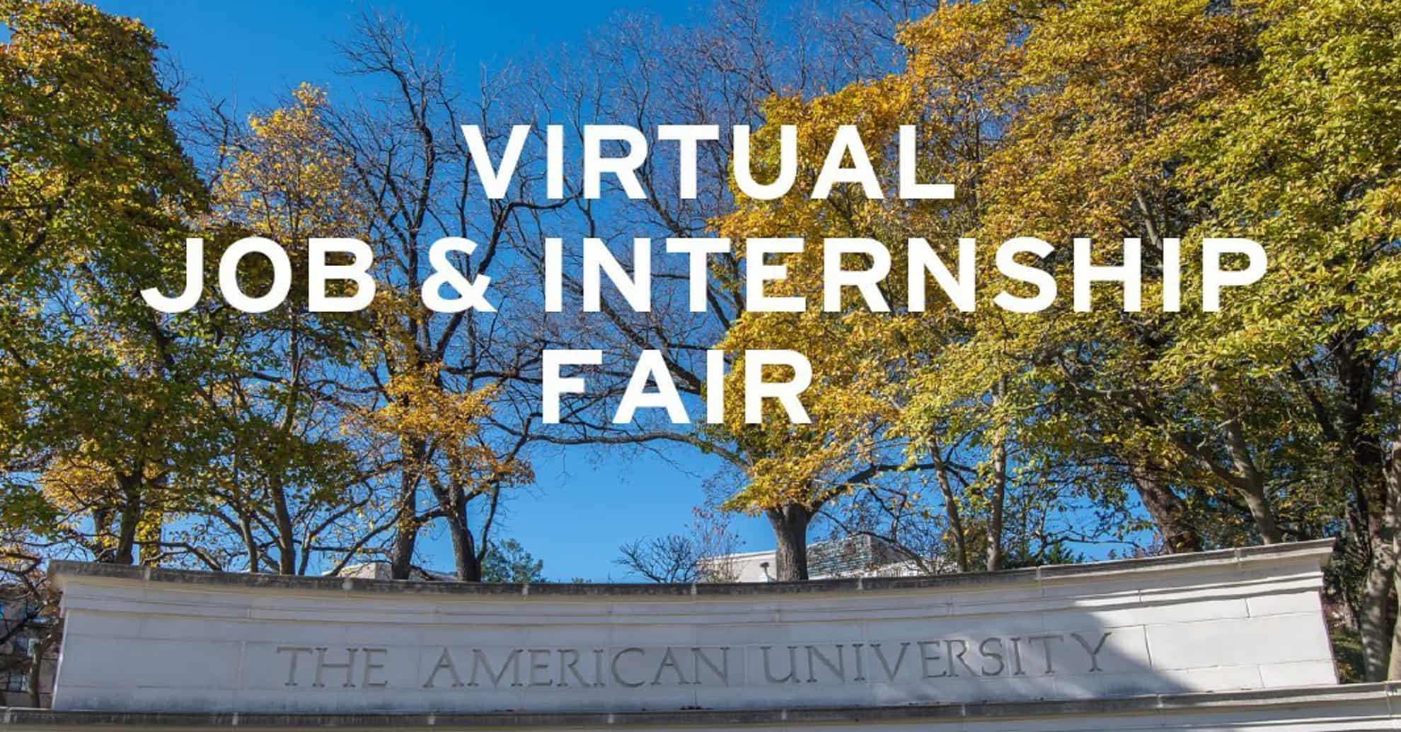 Job and Internship Fairs American University, Washington, DC