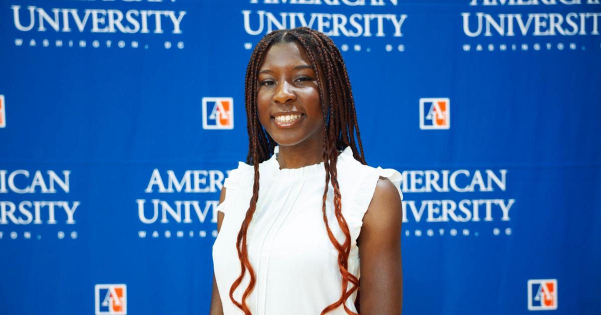 Samantha Gayle and AU Logo