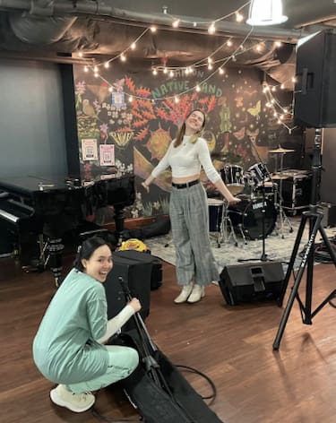 Women in Audio event at AU Bridge Cafe.