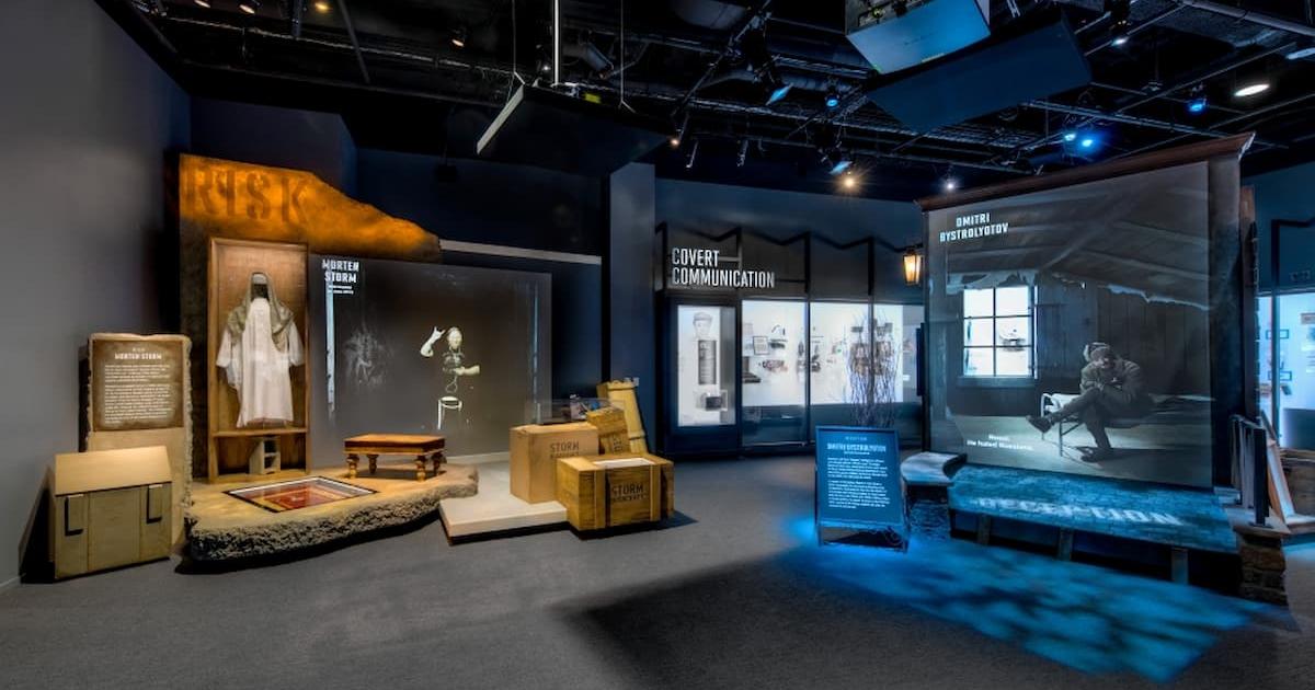 Spy Museum Covert Communications Exhibit Hall