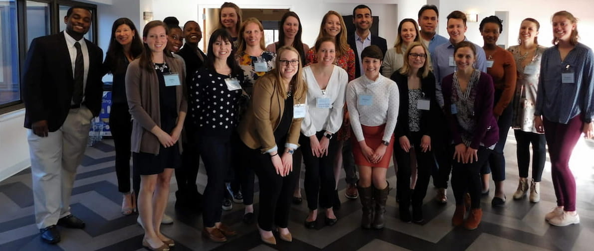 Group of health students and faculty.