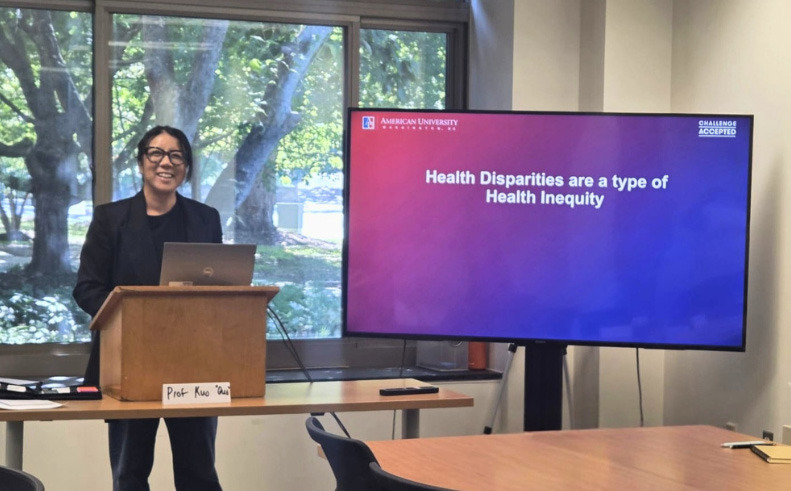 "Addressing the Intersections of HIV, Mental Health, and Violence," Dr. Caroline Kuo, Chair, Professor, Department of Health Studies