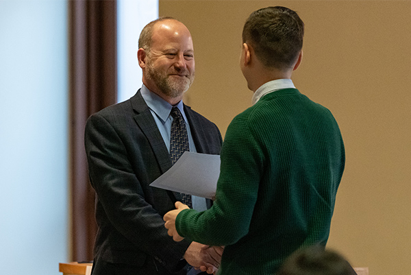 History student award ceremony