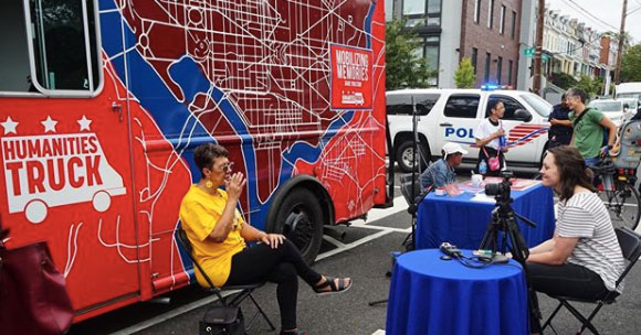 Public historian interview with Humanities Truck.