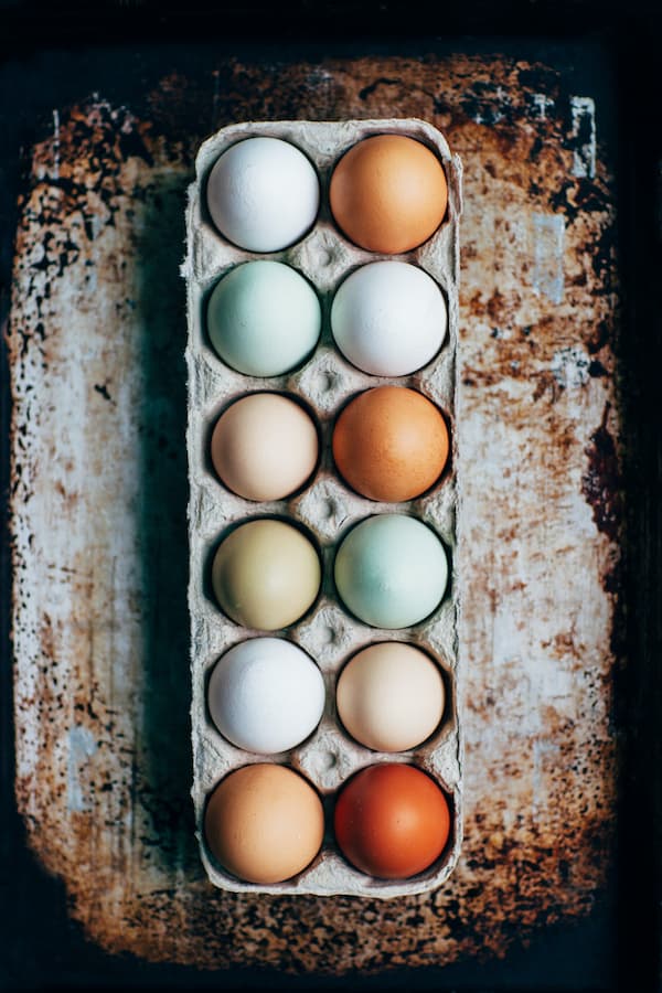 various eggs