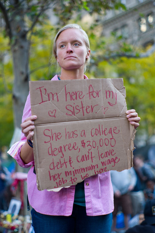 Burnett, Occupy Protestor NY