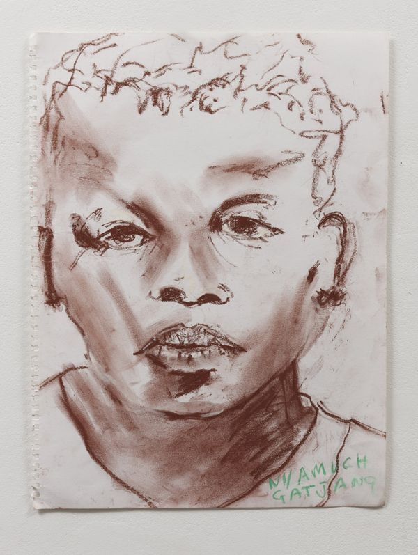 Brian Maguire, Nyamuch Gatjang, 2018