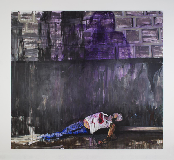 Brian Maguire, Thief: Today You Shall Be With Me In Paradise, 2019.