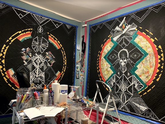 Works in Robles-Gordon's studio