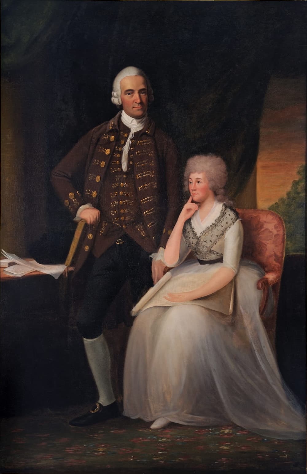 Edward Savage, John Hancock and Dorothy Quincy Hancock (Mrs. John Hancock), 1775/1789.