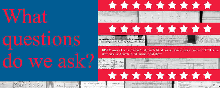 Gail Rebhan, What Questions Do We Ask? Disability (detail), 2024. Adhesive vinyl mounted on window.