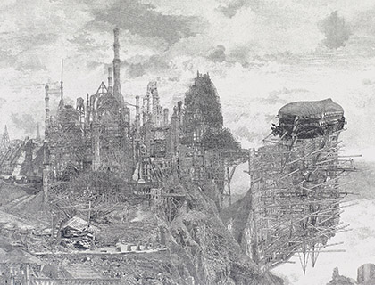 Dean Byington, The New City (Detail) Dean Byington, The New City (Detail)