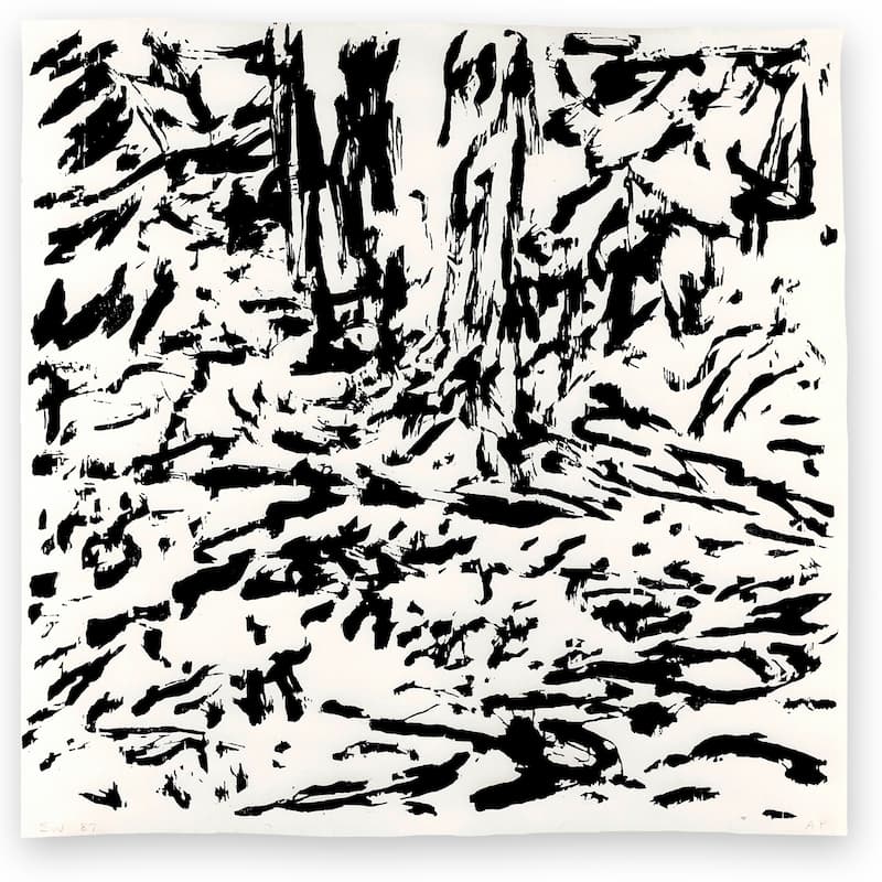 Sandy Walker, Forest Interior, 1987.