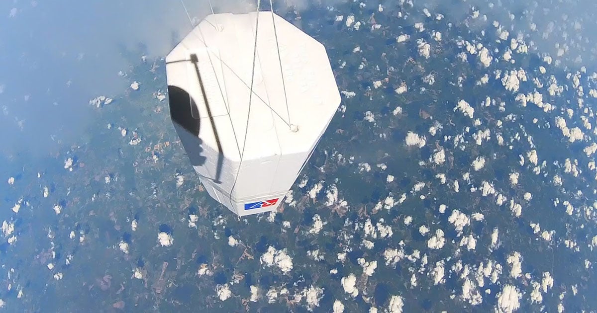 AU weather balloon in space