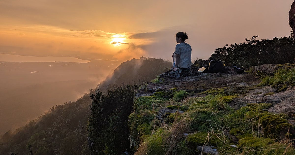 Althea Bennett at Bokor Mountain National Park