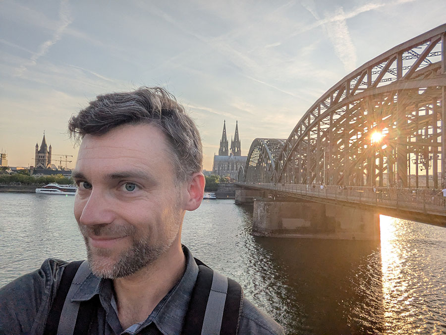 Andrew Demshuk in Cologne, Germany, finishing up a 12-month research grant from the Heinrich Hertz Foundation in Germany-900 Andrew Demshuk in Cologne, Germany, finishing up a 12-month research grant from the Heinrich Hertz Foundation in Germany