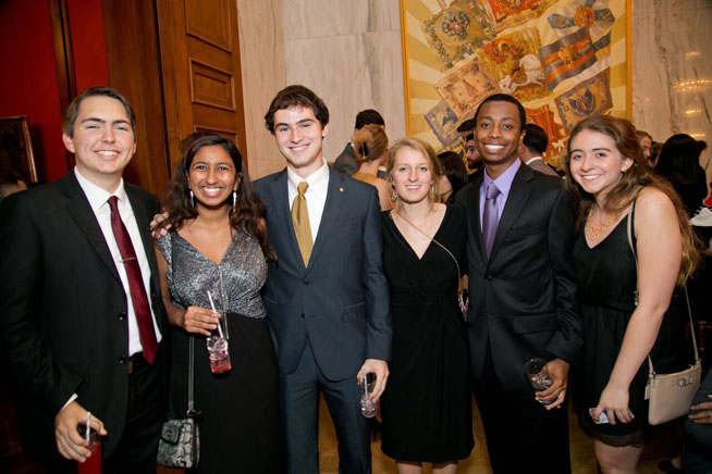 Guests enjoy an evening of jazz at the Embassy of the Russian Federation.