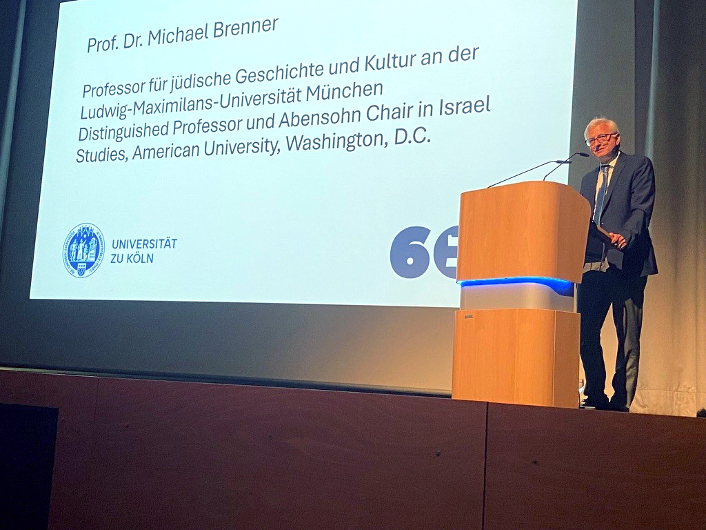 Michael Brenner delivers the 60th anniversary lecture for the Jewish Studies Institute at the University of Cologne