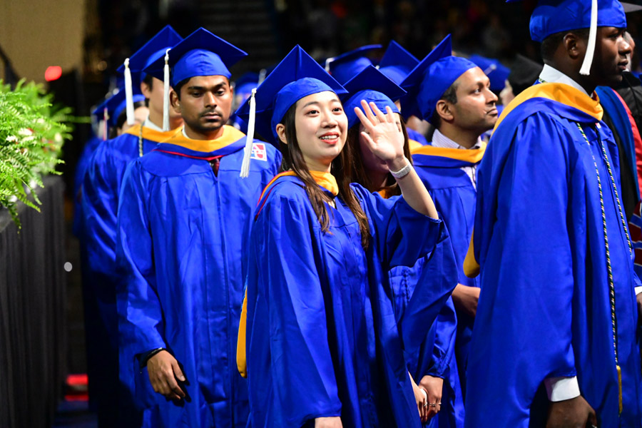 Students at the Spring 2023 Commencement