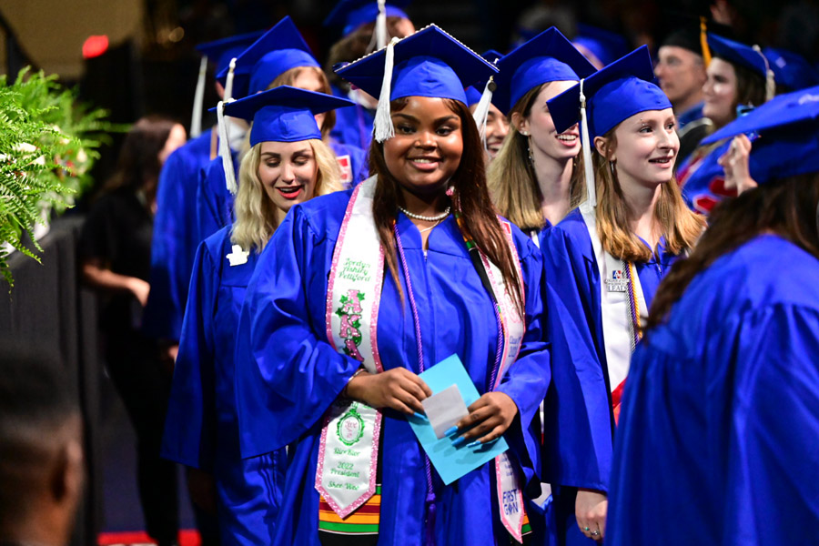 Students at the Spring 2023 Commencement
