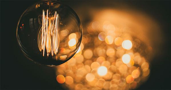 Vintage Edison Light Bulb by Samuel Elias Nadler