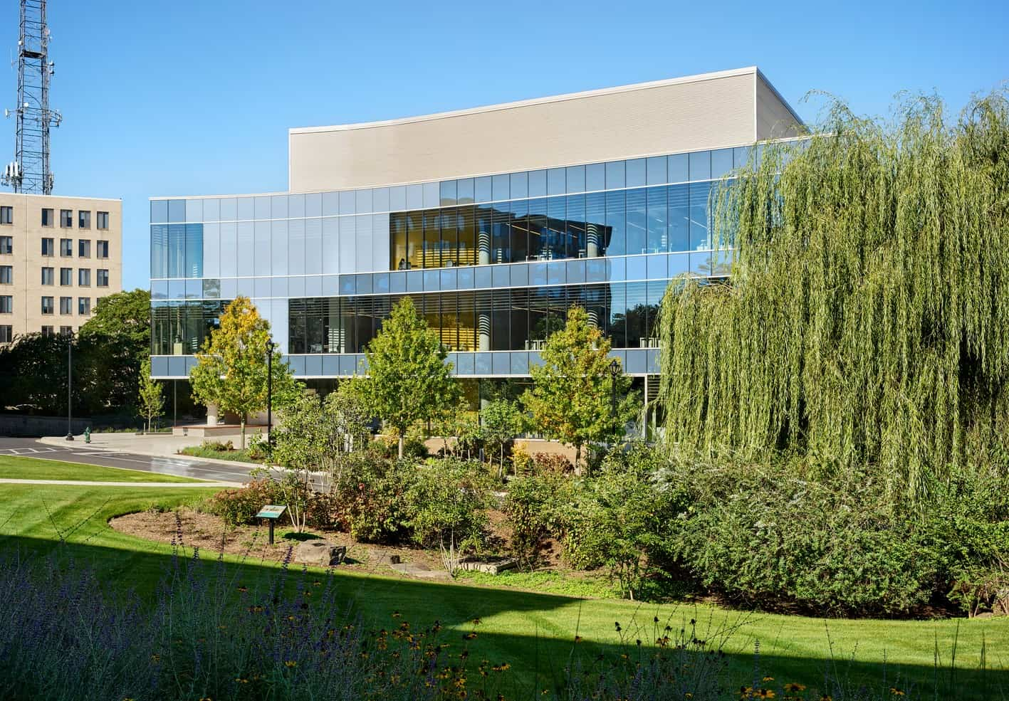 Hall of Science Exterior with Trees