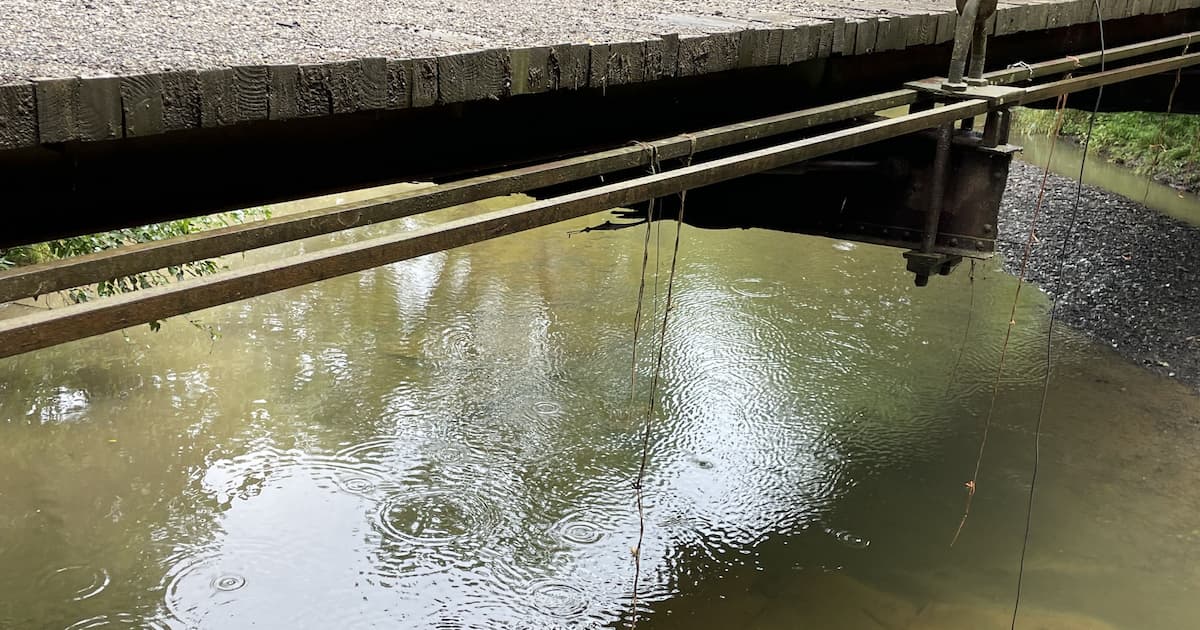 The water under the bridge 