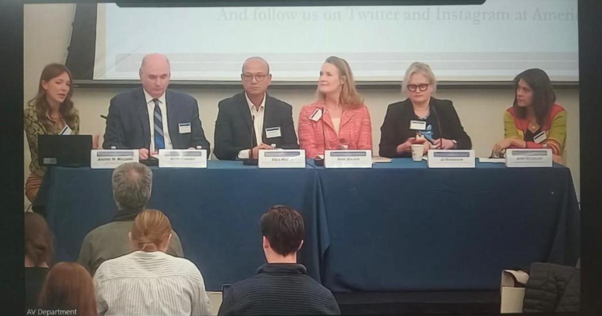 From left to right: Justine Williams, Kevin Cassidy, Tola Mouen, Anne Zolner, JJ Rosenbaum, and Judy Gearheart