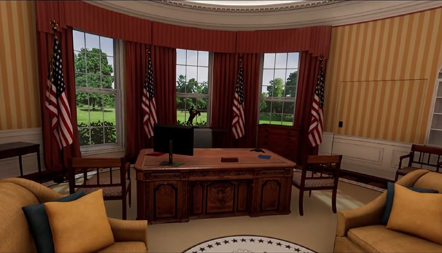 A VR demonstration of TheNuclearBuscuit.