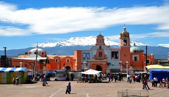 A South American city square