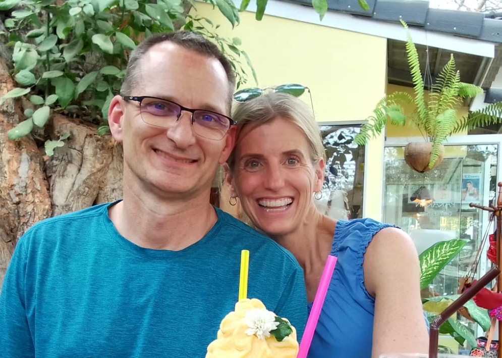 Sara and Mark Eversden - used in mag Sara and Mark Eversden