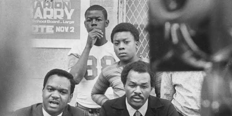 Marion Barry and others at election event