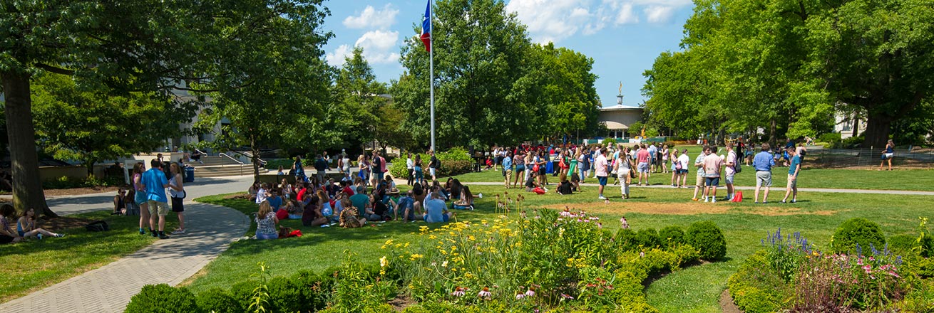 Students on the Quad