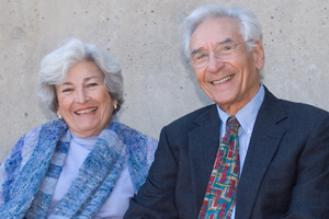 Milton and Sonya Greenberg smiling