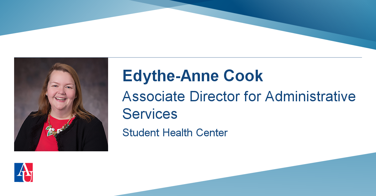 Staff Profile EdytheAnne Cook American University