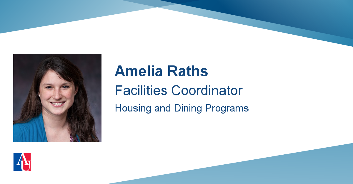 Amelia Rath Staff Profile: Amelia Raths | American University, Washington, DC