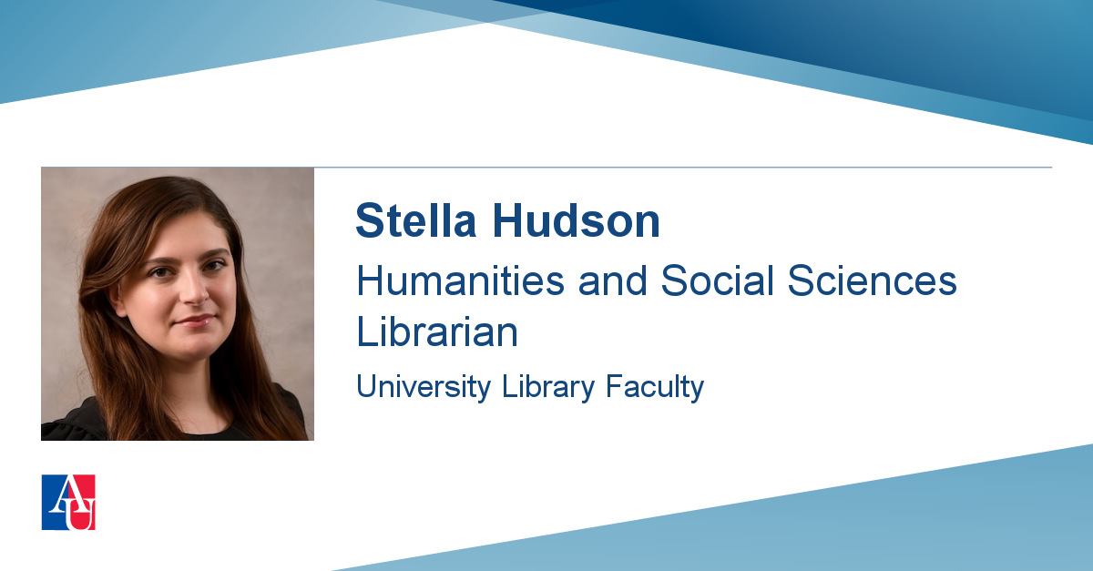 Profile Stella Hudson | American University, Washington, DC